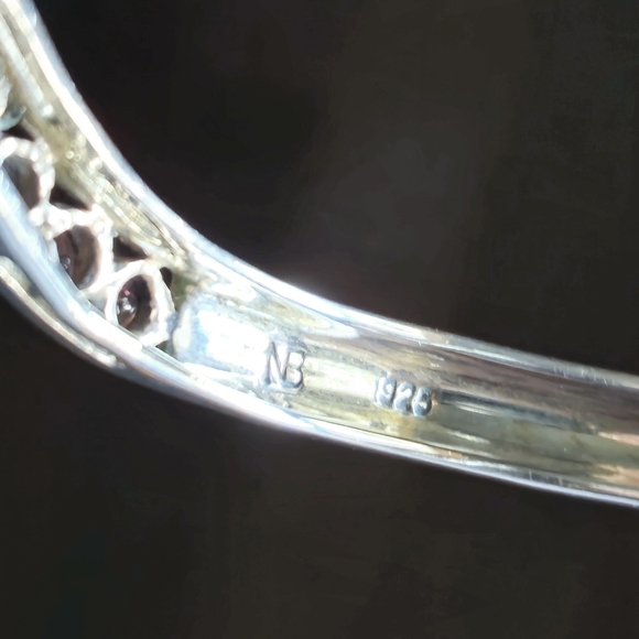 Nicky Butler Designer 925 Sterling Silver Cuff Bracelet Amethyst Garnet Citrine - Picture 5 of 16